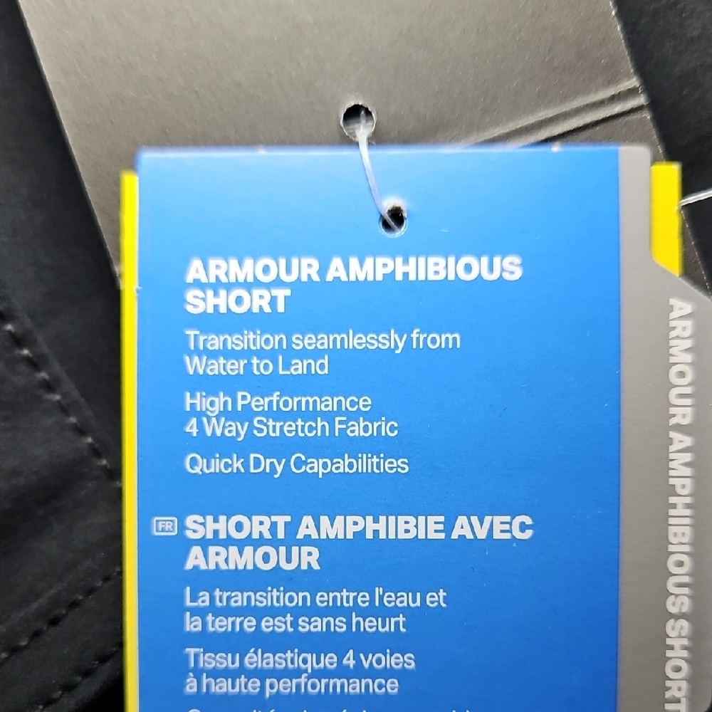 Under Armour Black Amphibious Athletic Performance Shorts - Picture 7 of 11